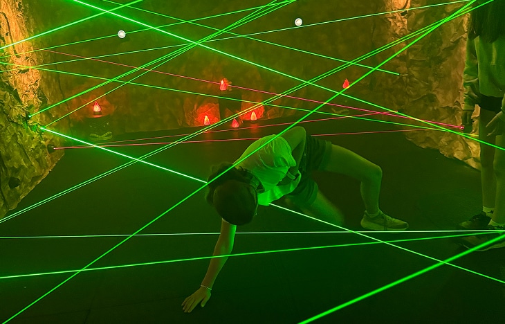 tomb lazer maze dunmore adventure cover